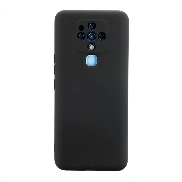 Tecno Camon 16 Kılıf Nano İçi Kadife Silikon - Siyah