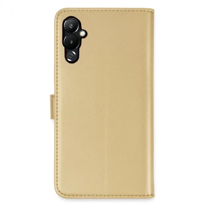 Tecno Pova 4 Kılıf Trend S Plus Kapaklı Kılıf - Gold