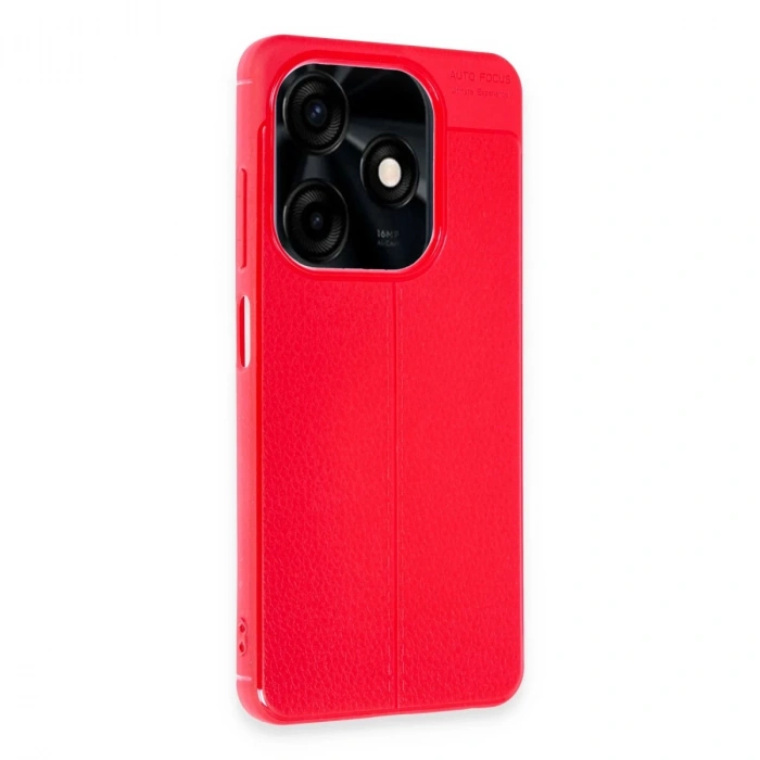 Tecno Spark Go 2024 Kılıf Auto Focus Kapak - Kırmızı