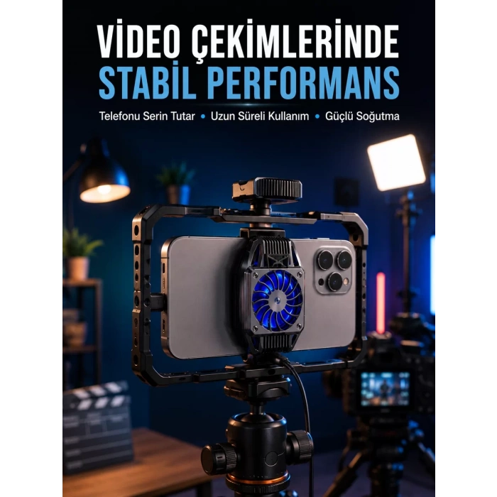 Telefon Soğutucu Fan Uzun Süreli Kullanım