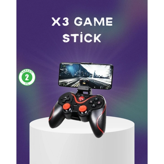 Telefon Tablet ve PC İçin Çok Fonksiyonlu Bluetooth Gamepad