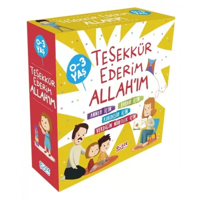 Teşekkür Ederim Allahım (4  Takım)