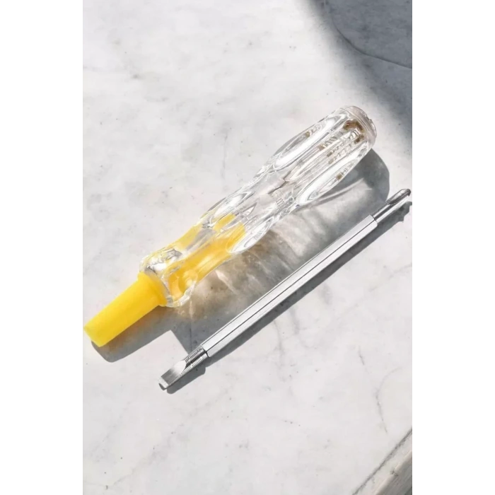 Test Cihazı Kontrol Kalemi Çift Başlıklı Şeffaf Elektrik Testi
