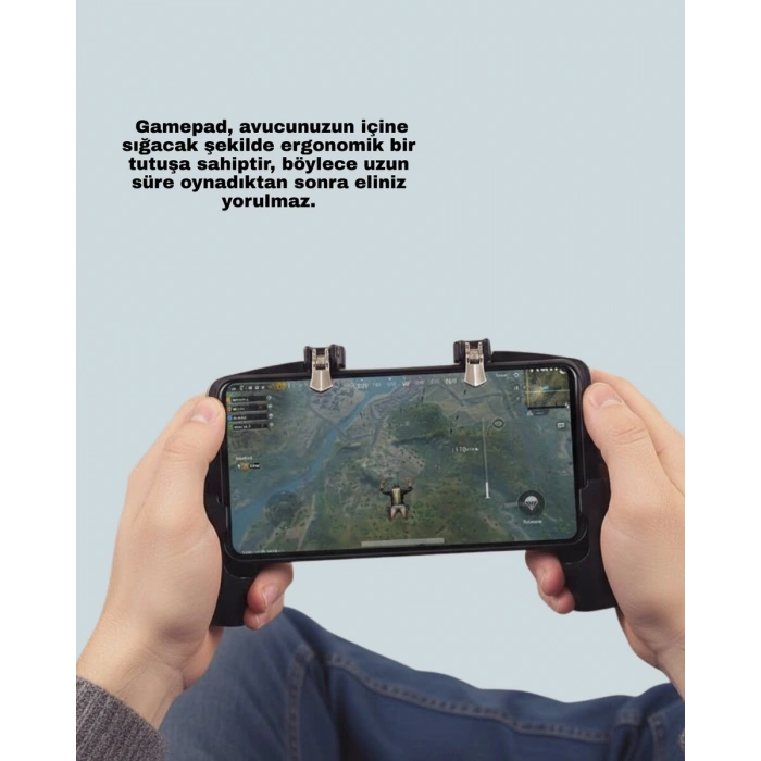 Tetikli Mobil Gamepad Ergonomik Kavramalı Oyun Aparatı