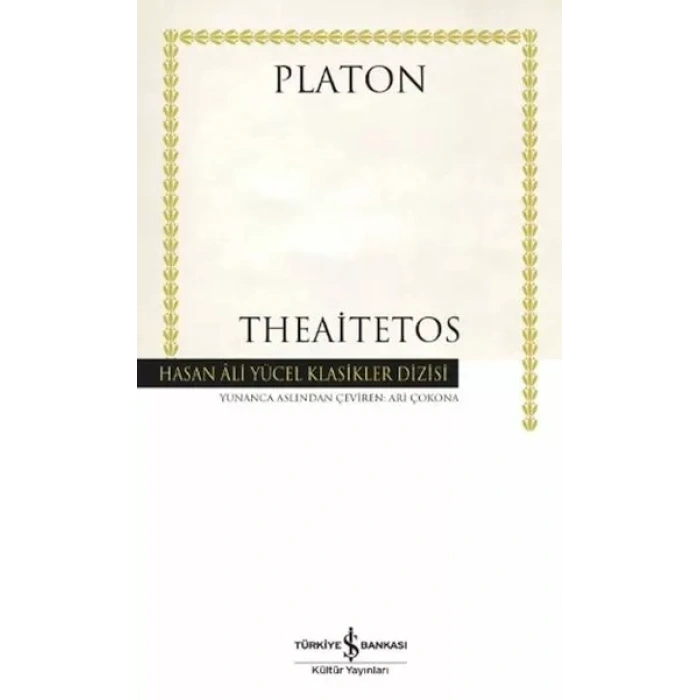 Theaitetos - Hasan Ali Yücel Klasikleri