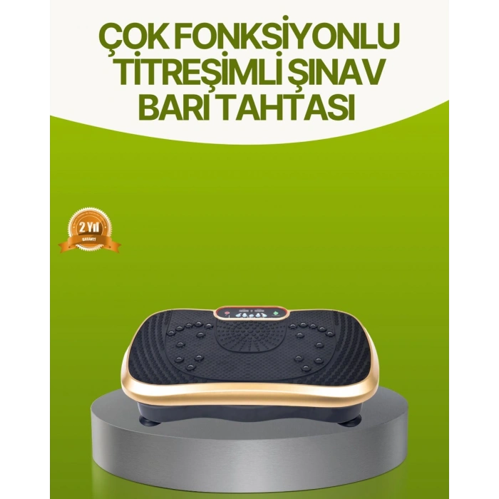 Titreşimli Egzersiz Platformu Evde Fitness ve Kas Güçlendirme