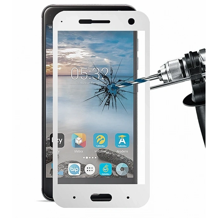 Turkcell T80 3d Full Kaplama Kırılmaz Cam Ekran Koruyucu-(5775)