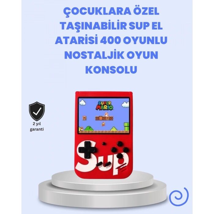 TV Bağlantılı Şarjlı Retro Oyun Konsolu