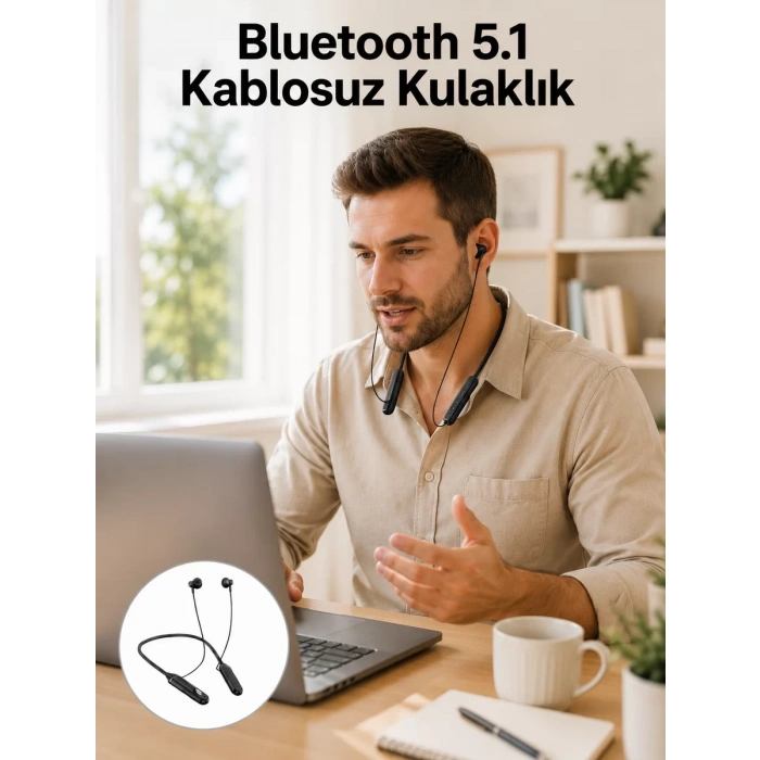 TWS Bluetooth Kulaklık – 100 Saat Bekleme Süresi Hızlı Şarj Yeni Nesil