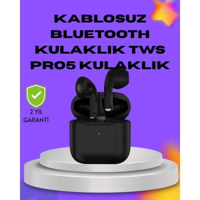 TWS Pro 5 – 3D HD Ses Kalitesi ve Gelişmiş Ses Yalıtımı