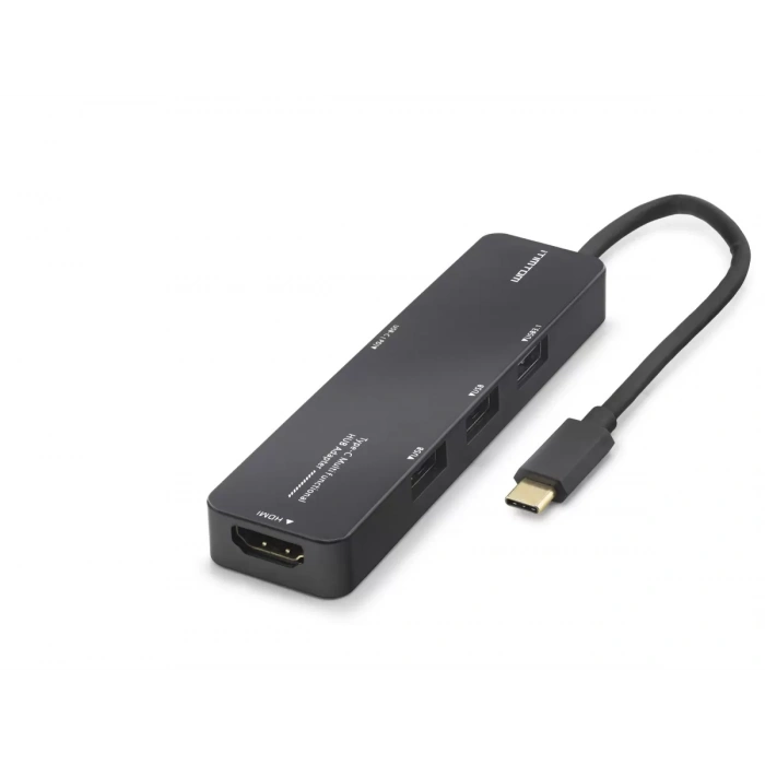 Type-c 3.2 Gen1 Hub Pd Hdmı 4K 5 Port 5 Gbps Siyah TUH305