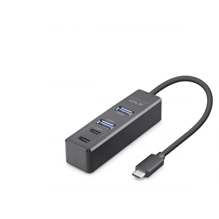 Type-c 3.2 Gen2 Hub 4 Port 10 Gbps Siyah TU1009