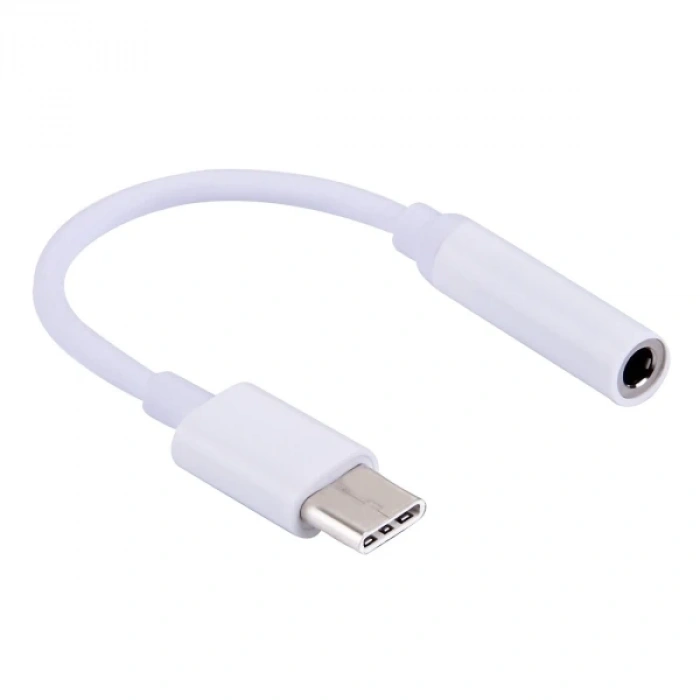 Type-C 3.5mm Kulaklık Dönüştürücü Aparat Aux Çevirici Adaptör-(5775)