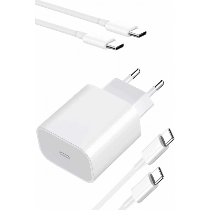 Type-C Hızlı Şarj Özellikli Cihazı USB-C Kablo Dahil