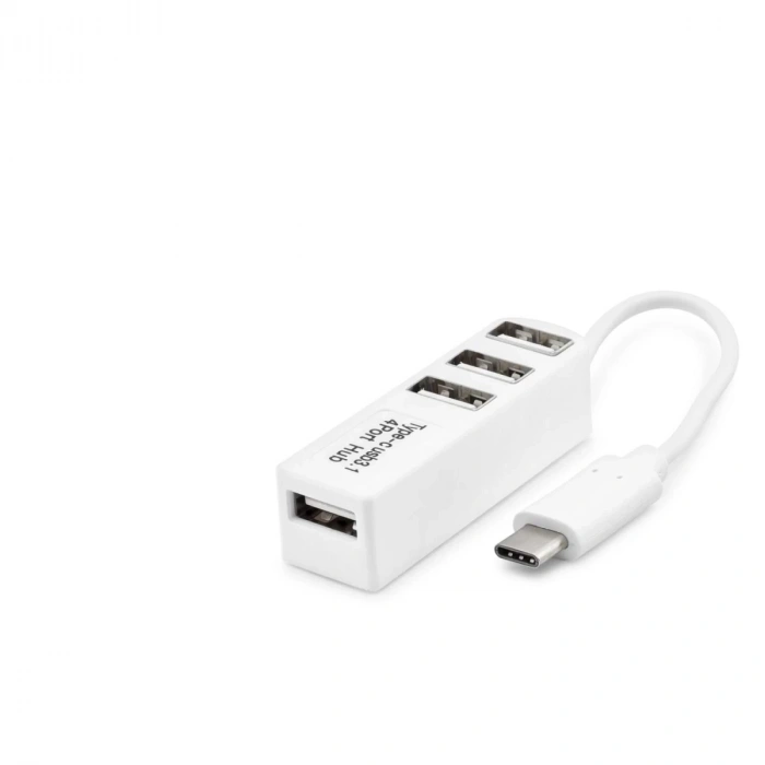 Type-C Hub 4*Usb Beyaz (Telefon Uyumlu) HDX7015