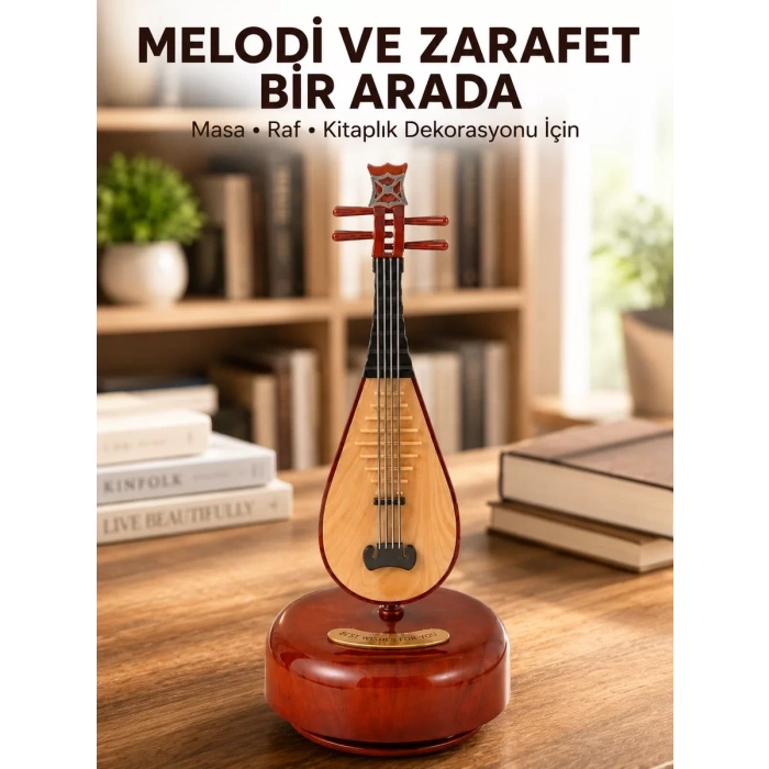 Ud Sembolü Müzik Kutusu Estetik Tasarım Melodi Destekli