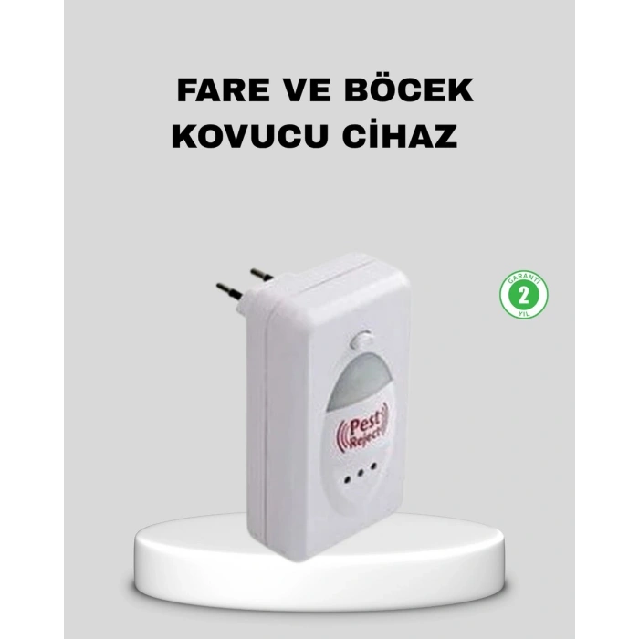 Ultrasonik Haşere Kovucu Cihaz – Sessiz Kimyasalsız ve Etkili Koruma