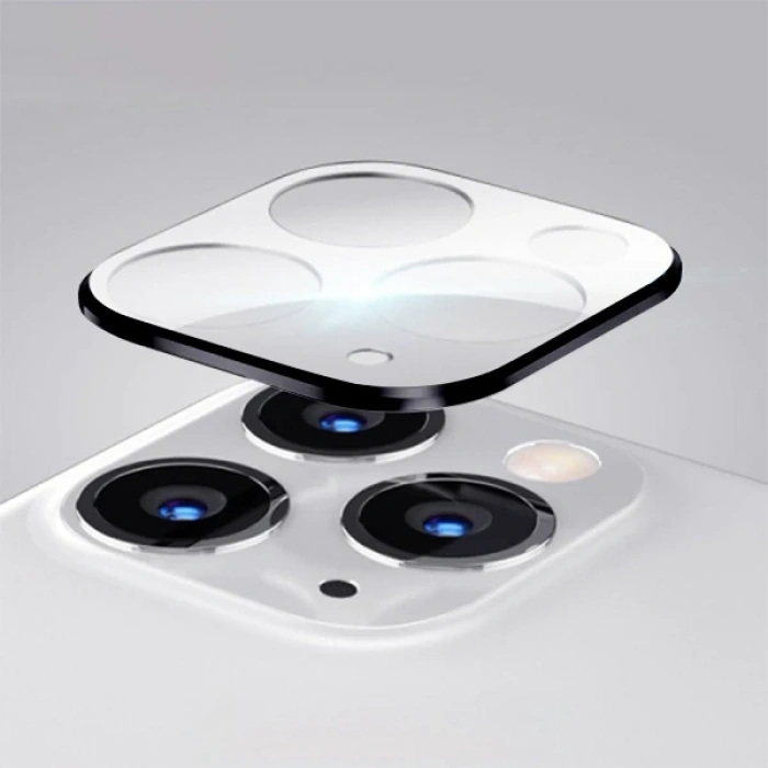 Usams US-BH577 iPhone11 Pro Max Tempered Cam Kamera Koruyucu-(5775)