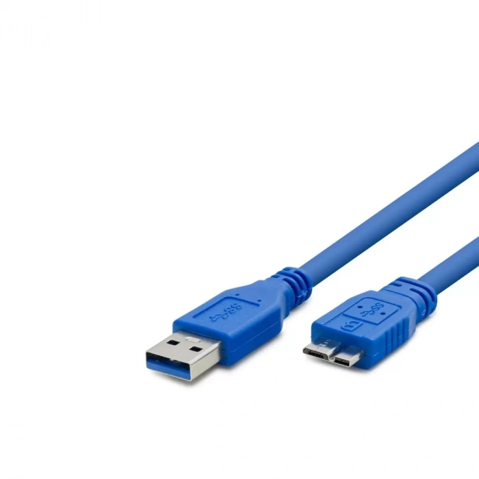 Usb 3.0 To Note 4 Harddisk Kablosu 50Cm Mavi HDX7503