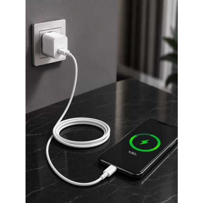 USB-A to Type-C 2 Metre Hızlı Şarj Kablosu