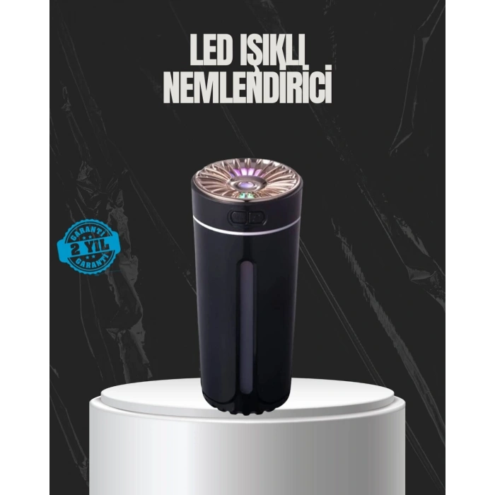 USB Aromaterapi Difüzör Ultrasonik Hava Nemlendirici LED Gece Lambalı
