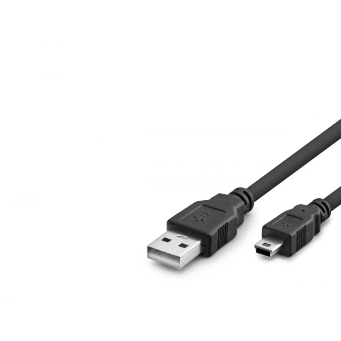 Usb Mini V3/5Pin To Usb Kablo 50 Cm - Siyah HDX7524