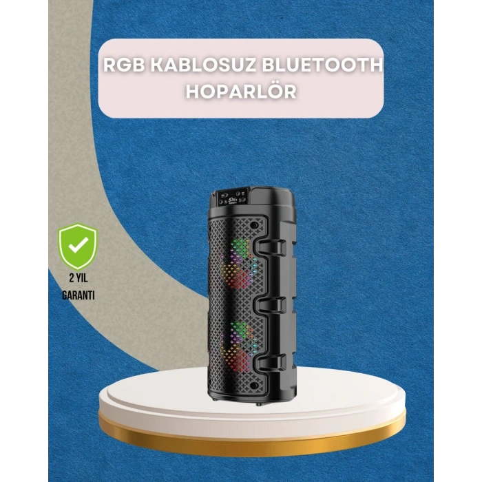 USB SD Kart ve AUX Girişli Taşınabilir Hoparlör
