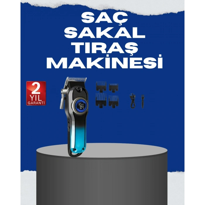USB Type-C Şarjlı Kablosuz/Kablolu Erkek Tıraş Makinesi