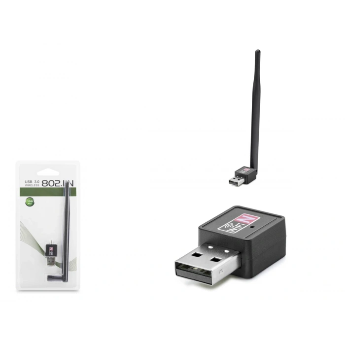 Usb Wifi Adaptör 150 Mbps - Siyah LV-UW02T