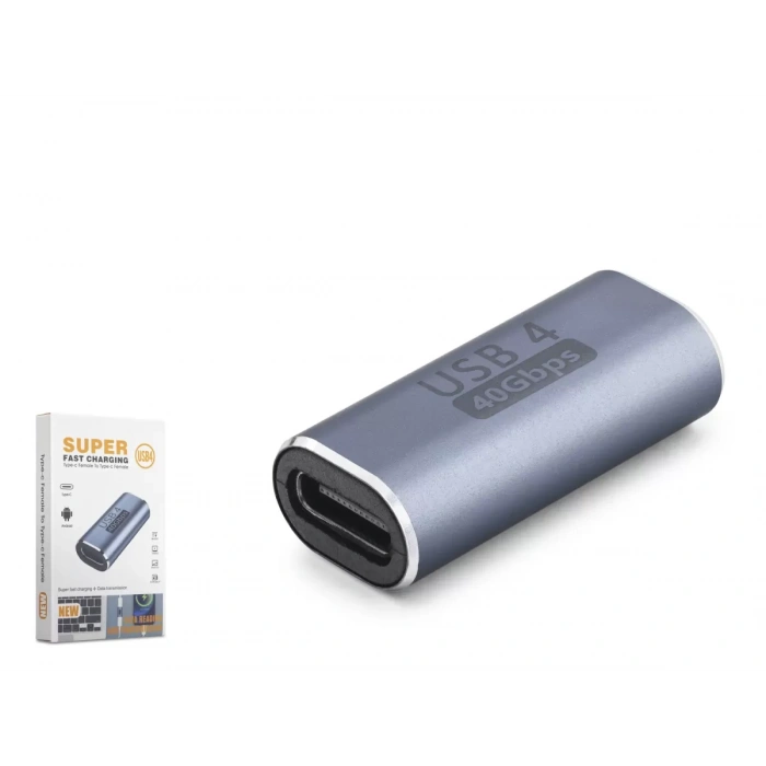 USB4 Type-c Dişi Dişi Birleştirici Adaptör 40 Gbps HDX1086