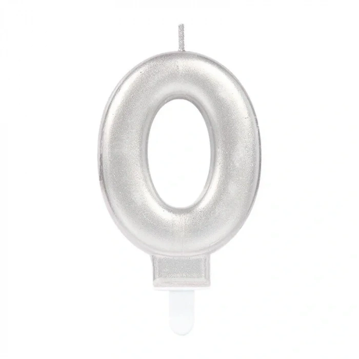 USLUCAN ALIŞVERİŞ 0 Rakamı Mum Gümüş Renk