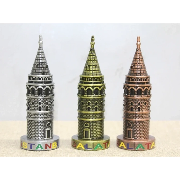 USLUCAN ALIŞVERİŞ 10 cm Metal Galata Kulesi