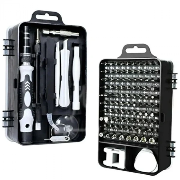 USLUCAN ALIŞVERİŞ 115 Parça Manyetik Uçlu Hassas Tornavida Seti
