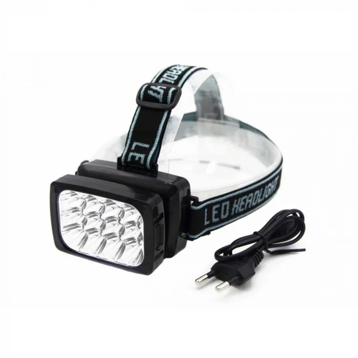 USLUCAN ALIŞVERİŞ 12 Ledli Güçlü Şarjlı Kafa Lambası WT-064