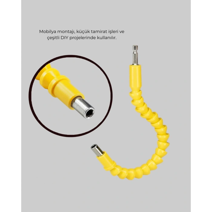 USLUCAN ALIŞVERİŞ 12 Parça Akrobat Bits Seti Çok Amaçlı Vidalama Dayanıklı Çelik