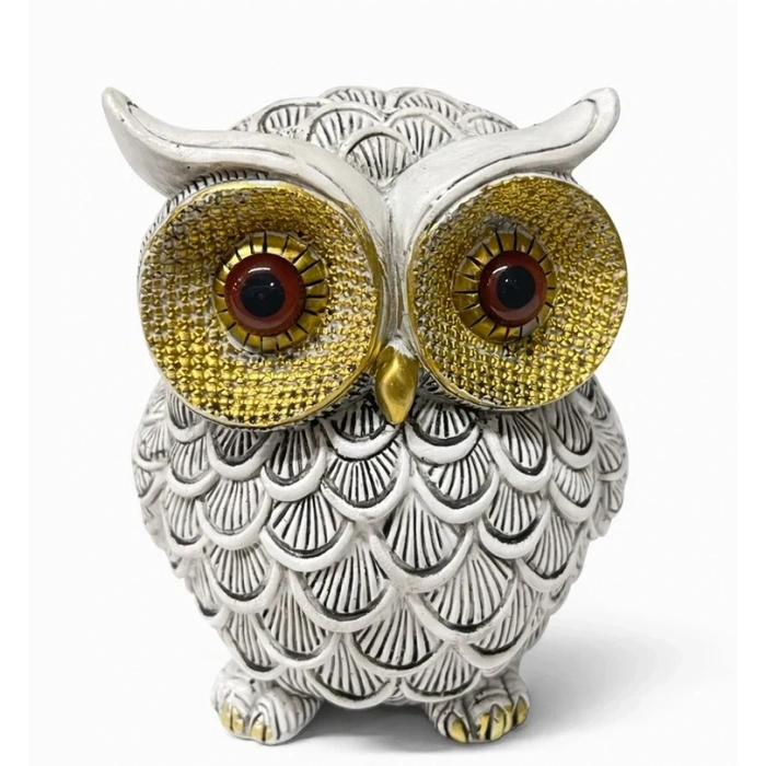 USLUCAN ALIŞVERİŞ 14x10 cm Polyester Baykuş Figürü