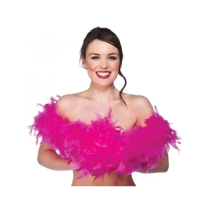 USLUCAN ALIŞVERİŞ 2 Metre Boa Tüy Otriş - Pembe