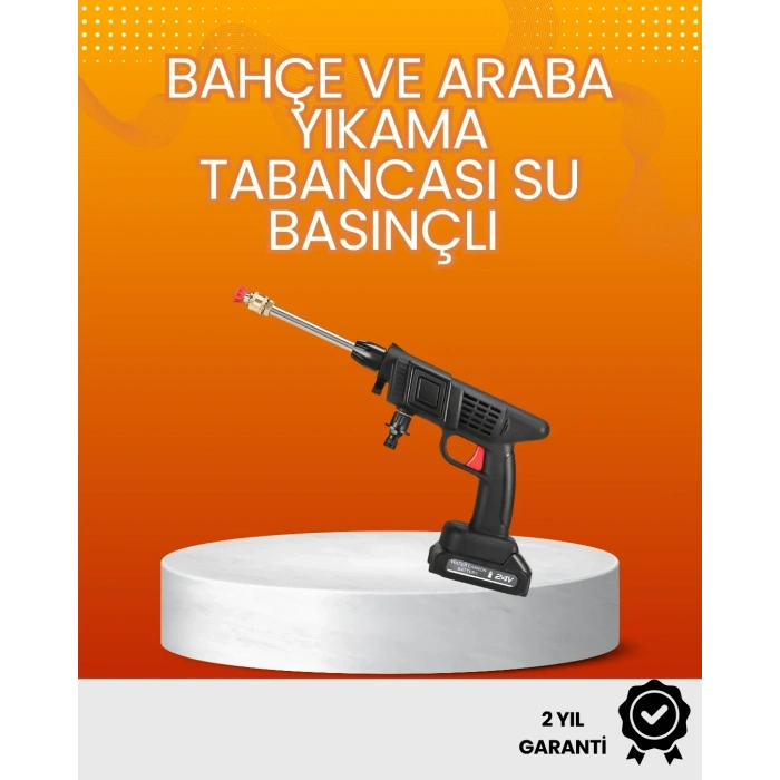 USLUCAN ALIŞVERİŞ 2025 Model 48V Şarjlı Basınçlı Yıkama Tabancası Orijinal Seri
