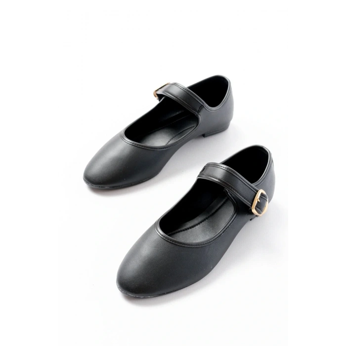 USLUCAN ALIŞVERİŞ 2606 Siyah Baretli Günlük Bayan Ayakkabı