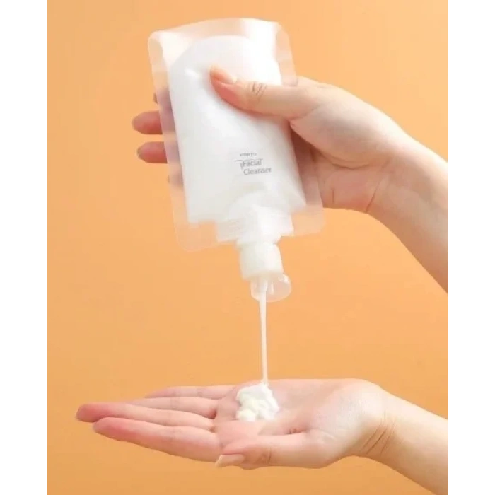 USLUCAN ALIŞVERİŞ 3 Adet 100ml Krem Şampuan Kabı Tekrar Kullanılabilir Set