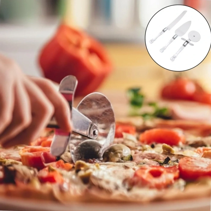 USLUCAN ALIŞVERİŞ 3 Parça Servis Seti