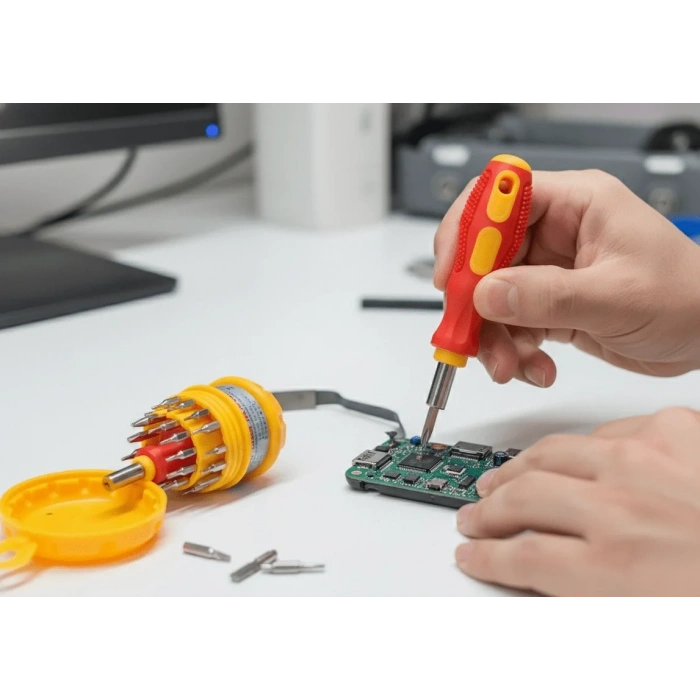 USLUCAN ALIŞVERİŞ 31 Parça Saatçi ve Telefoncu Onarım Tornavida Seti Hassas Tornavida Seti