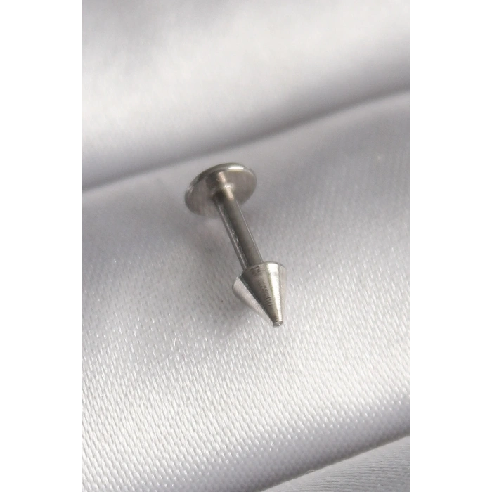 USLUCAN ALIŞVERİŞ 316L Çelik Gümüş Renk Çivi Model Piercing