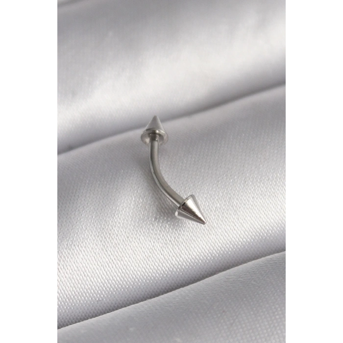 USLUCAN ALIŞVERİŞ 316L Çelik Gümüş Renk Çivi Model Piercing