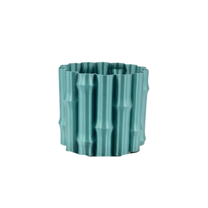 USLUCAN ALIŞVERİŞ 3D PARLAK YEŞİL VAZO