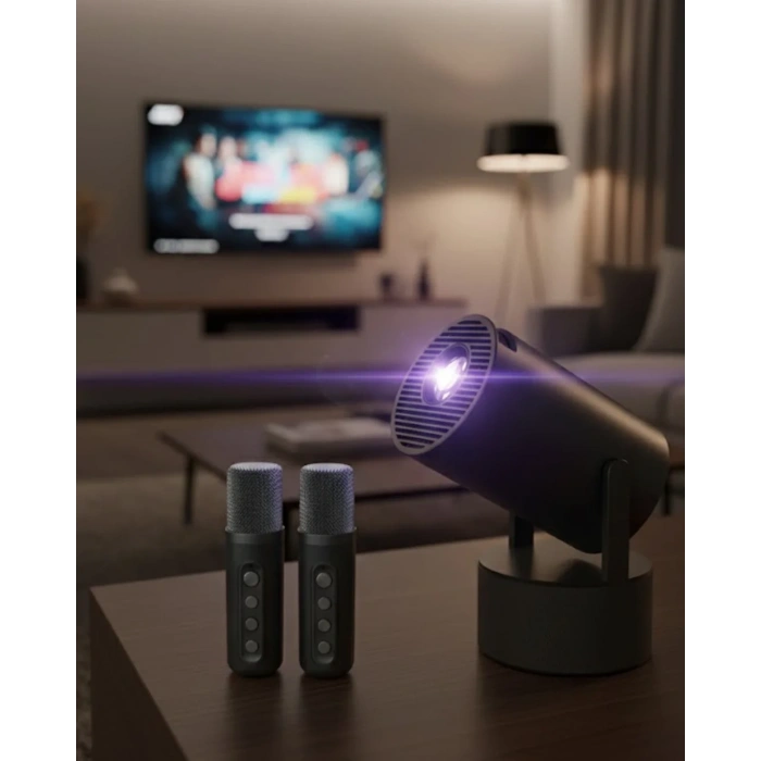 USLUCAN ALIŞVERİŞ 3ü1 Arada Projeksiyon Karaoke ve Bluetooth Hoparlör