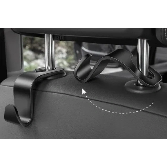 USLUCAN ALIŞVERİŞ 4  Adet Araba Koltuk Arkası Askı