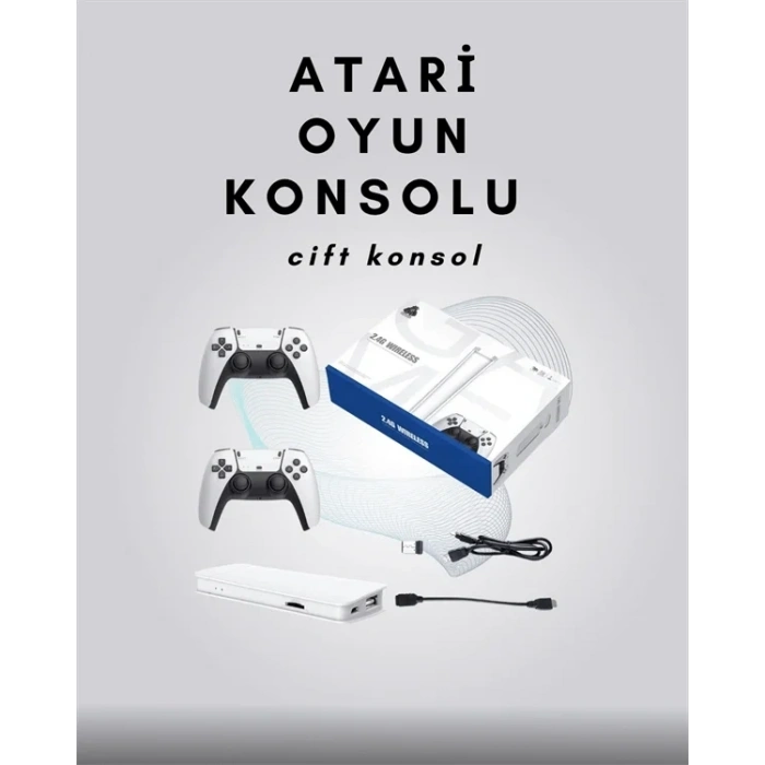 USLUCAN ALIŞVERİŞ 4K Destekli Bluetooth Retro Oyun Konsolu – M15 Modeli