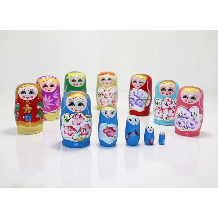 USLUCAN ALIŞVERİŞ 5Li Ahşap Matruşka