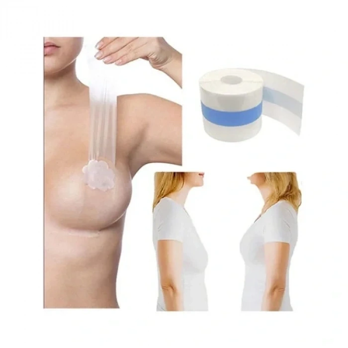 USLUCAN ALIŞVERİŞ 5 Metre Görünmez Push Up Göğüs Dikleştirici Bant